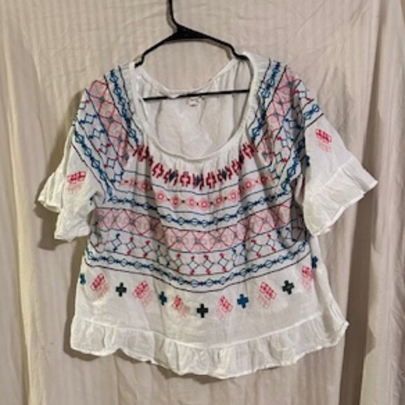 World Market Tops - WORLD MARKET Blouse Size L/XL